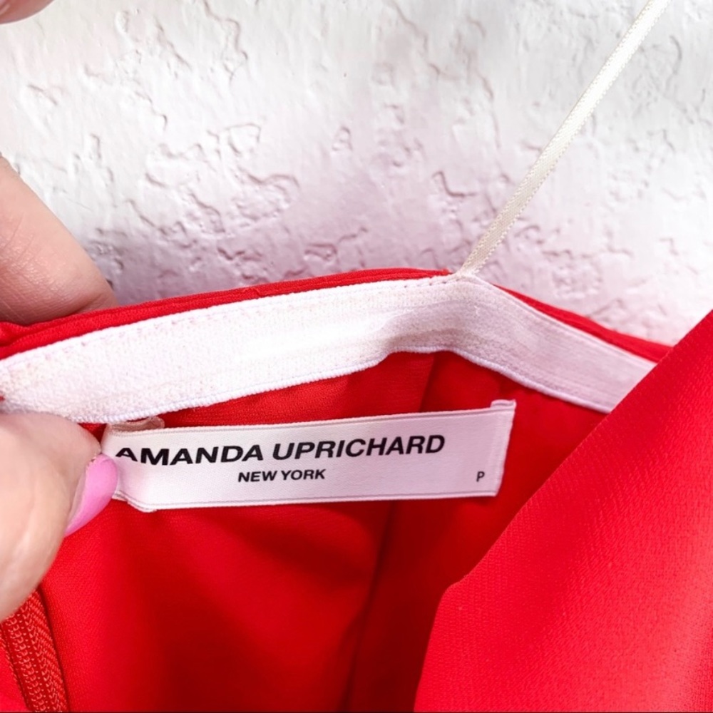 Amanda Uprichard Matisse Jumpsuit in Lipstick Red - Picture 7 of 9